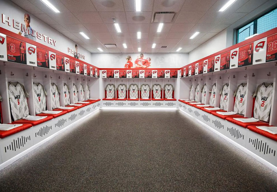 Locker room