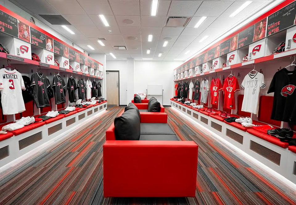 Locker room