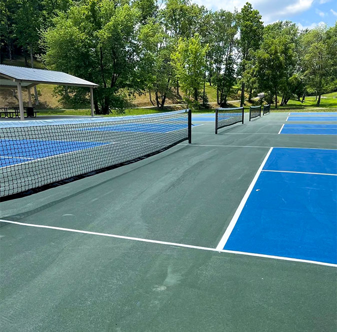 Pickleball courts